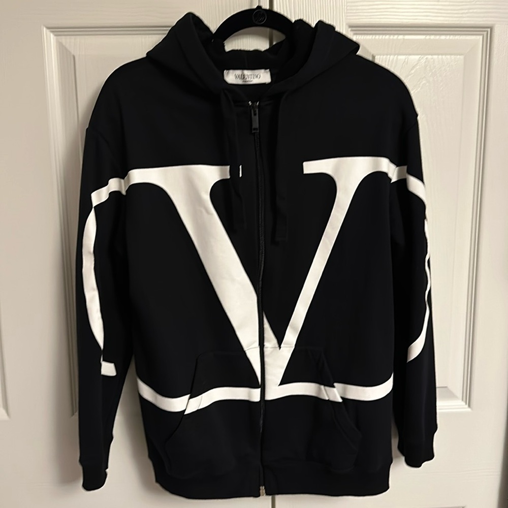 100% Auth Valentino Hoodie Jacket